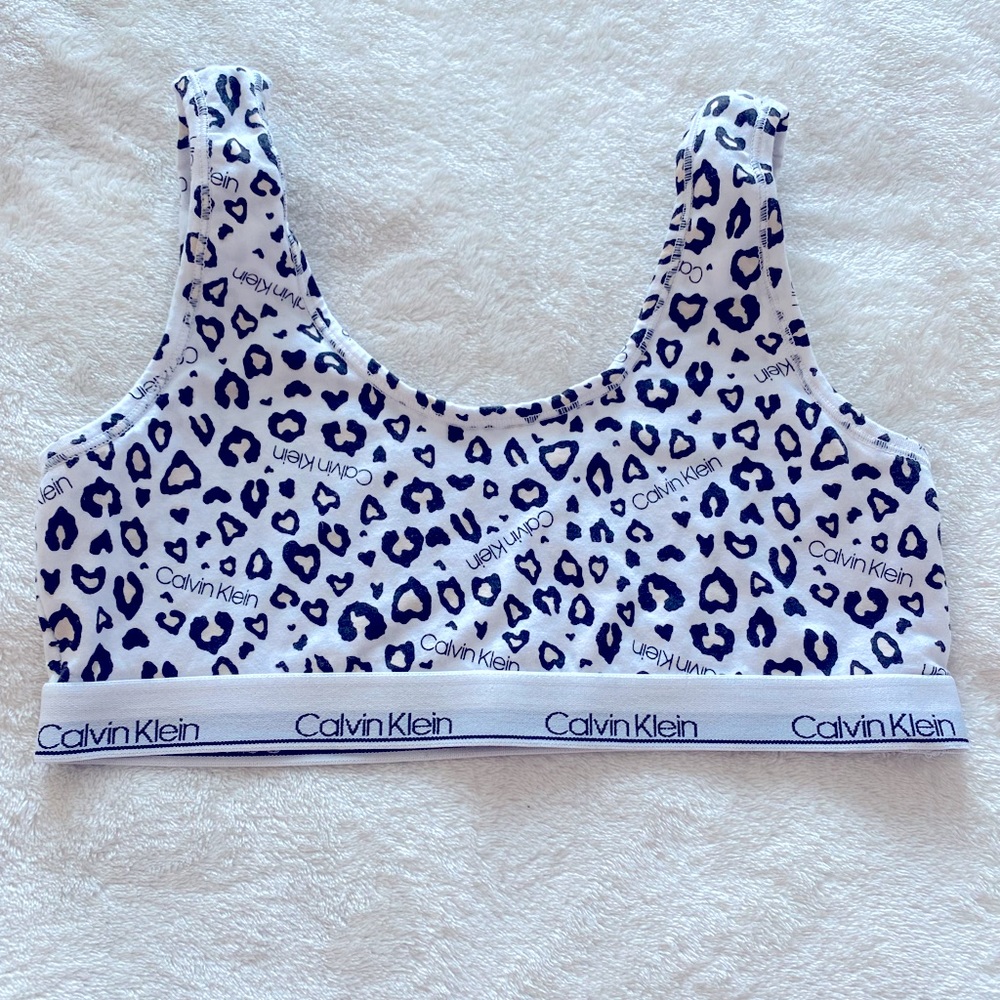 Calvin Klein cheetah bra